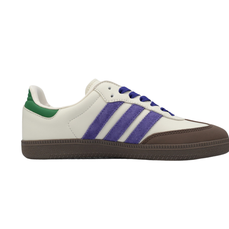 Adidas Samba OG Off White Core Purple Green Brown