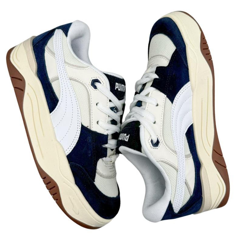 PUMA-180 Vapor Grey Navy Blue